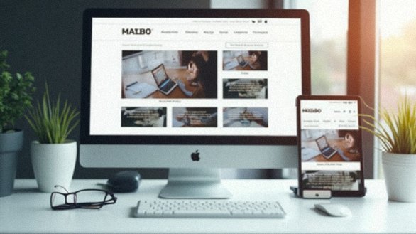 Exempel på responsiv webbdesign för företag