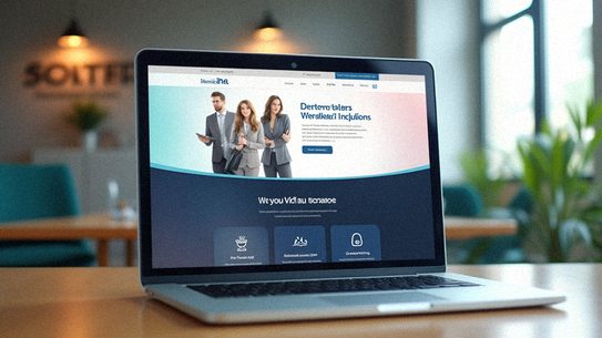 Webbplats för företagspresentation